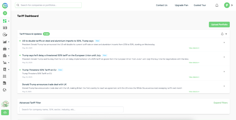Live Datafeed